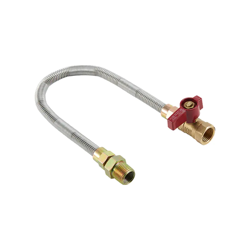 Conector de gás sem apito de aço inoxidável DN12