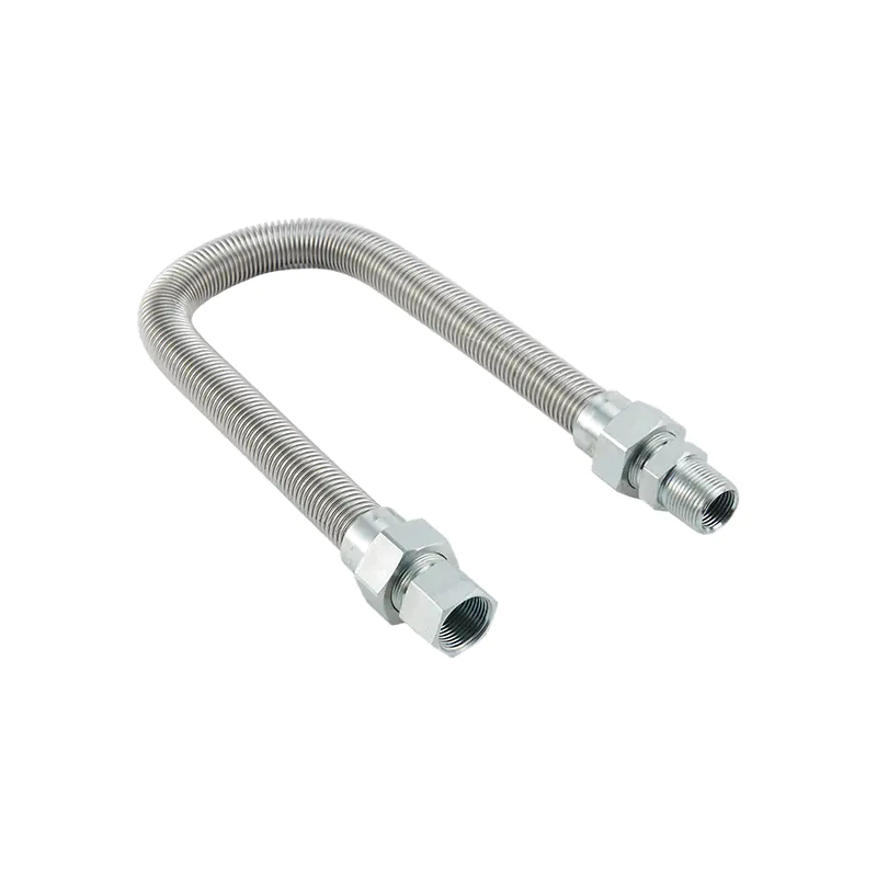 Conector de gás DN15 de aço inoxidável