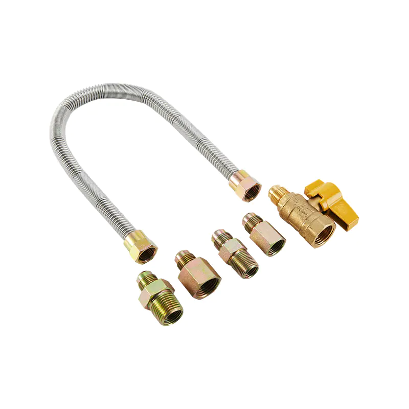 Conector de gás sem apito de aço inoxidável DN20